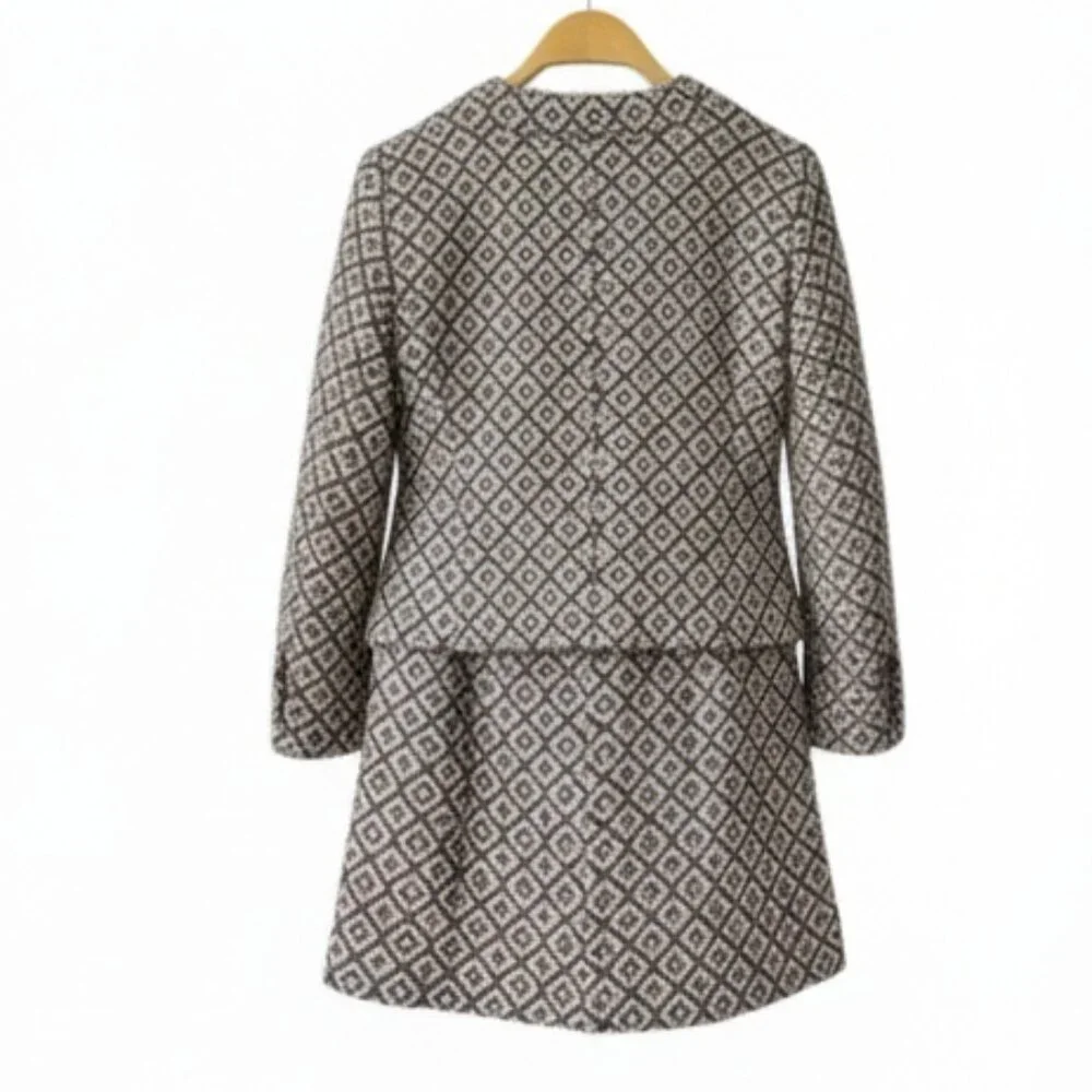 Authentic Givenchy Vintage Geometric Skirt Suit Set - Rare Archival Piece - Picture 2 of 4